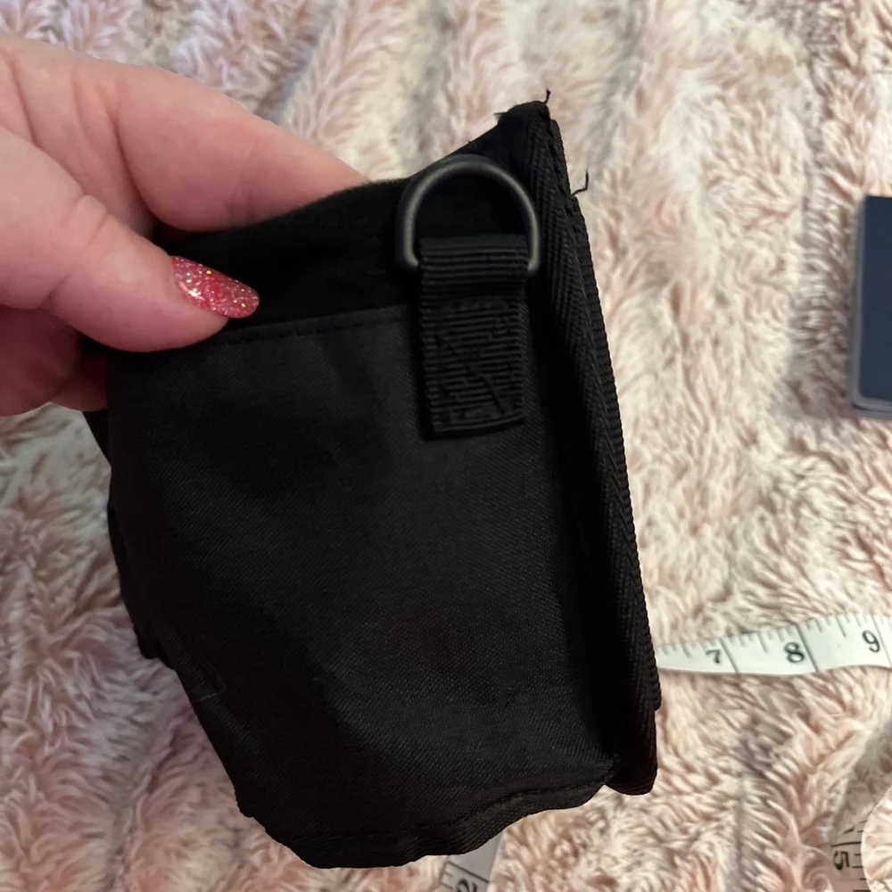 Travel Luggage Handle Organizer Black Cup Holder Zipper Pocket